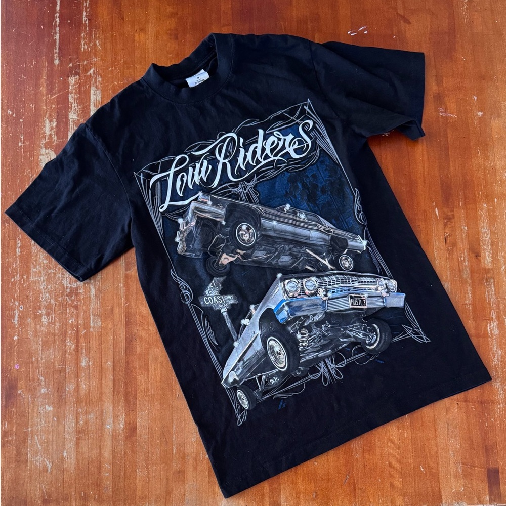 Low Riders Black Graphic T-Shirt